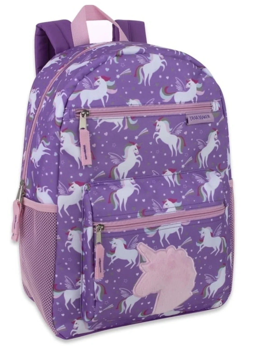 Kids Purple Unicorn School Backpack W